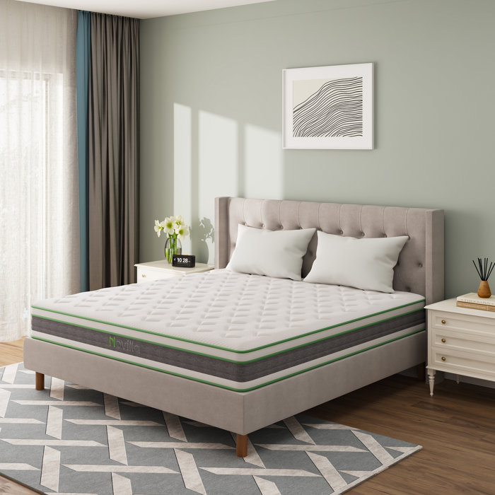 Home 12" Medium Hybrid Mattress & Reviews Wayfair